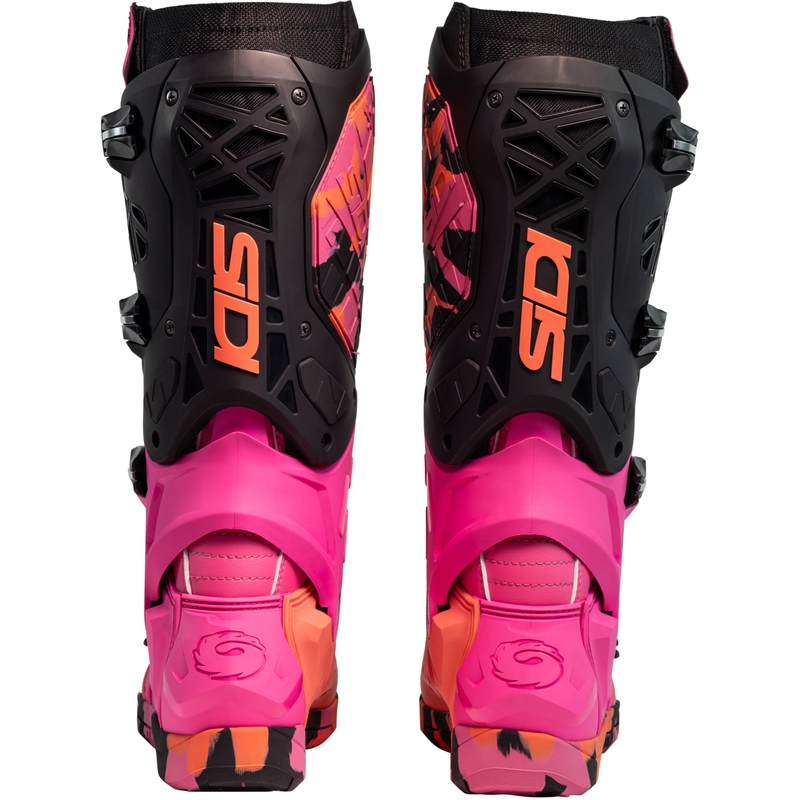 Bottes de moto SiDi Crossair X Messy corail