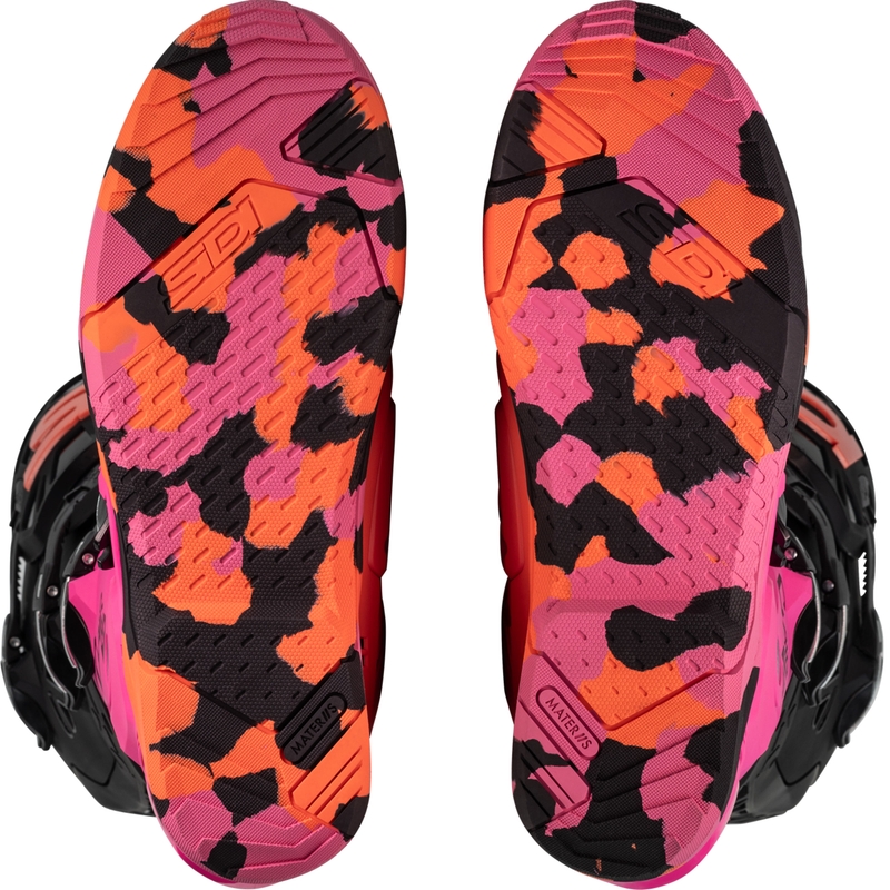 Bottes de moto SiDi Crossair X Messy corail