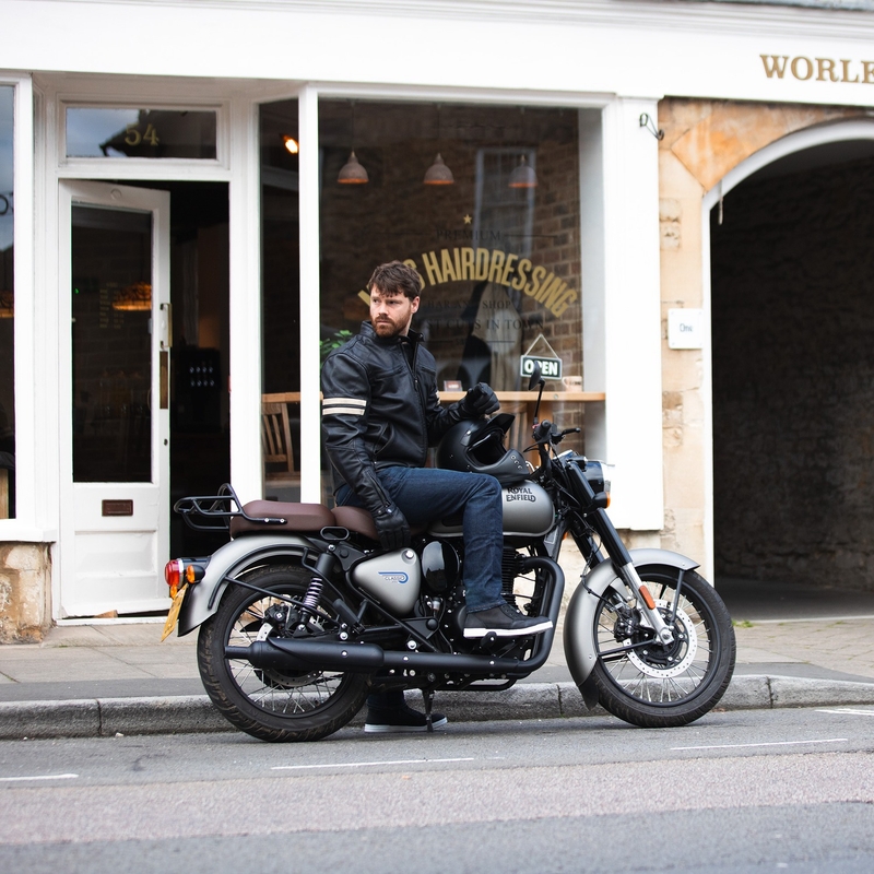 Veste de moto Oxford Holton noire