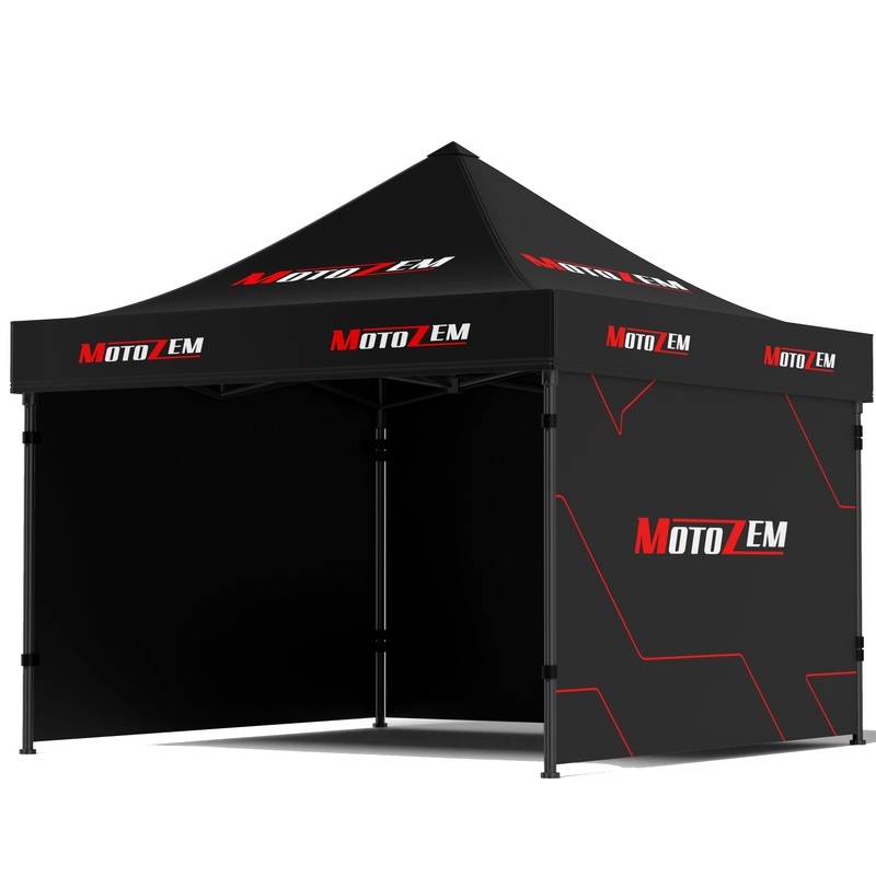 Tente de course MotoZem Line noire