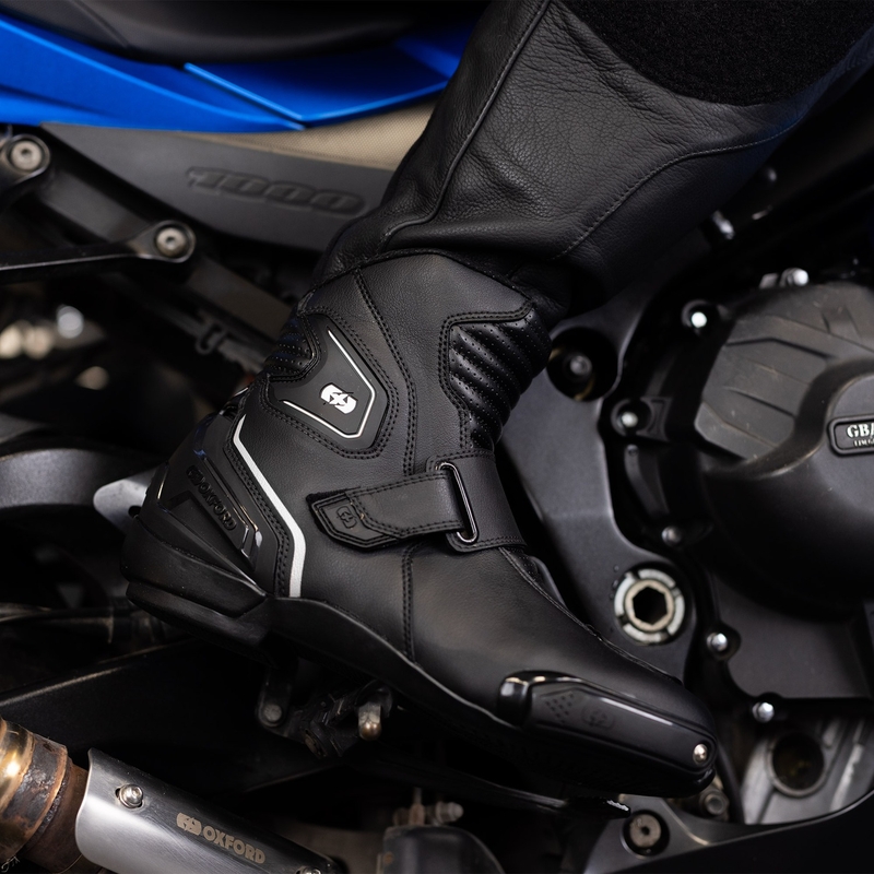 Bottes de moto Oxford Omega Air Short noires