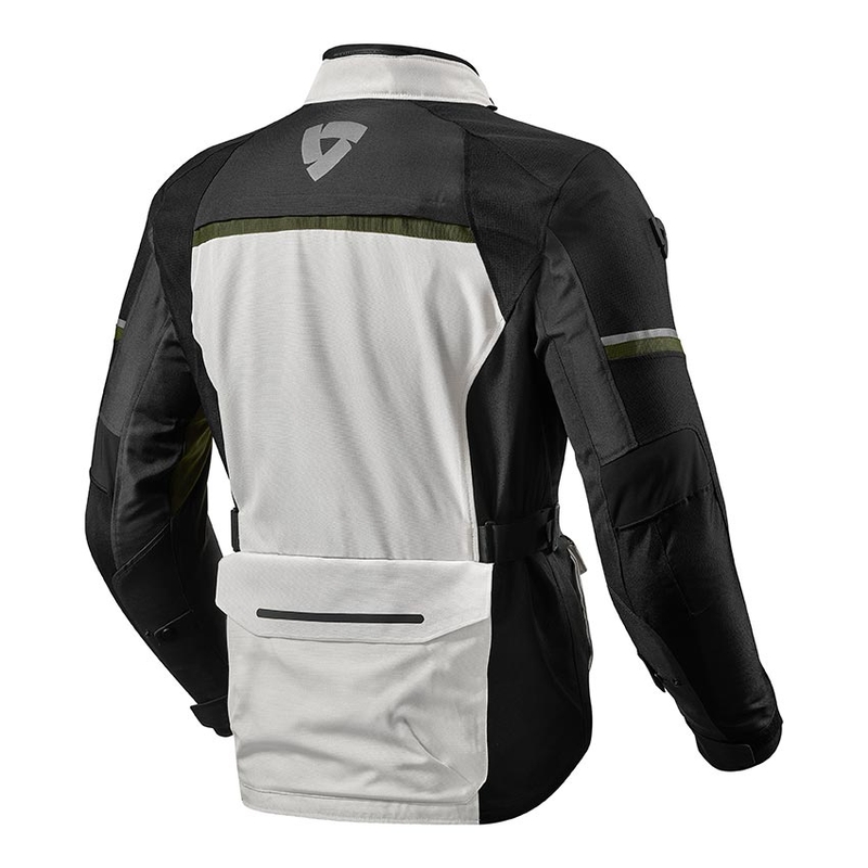 Veste de moto Revit Outback 3 vert argenté soldes