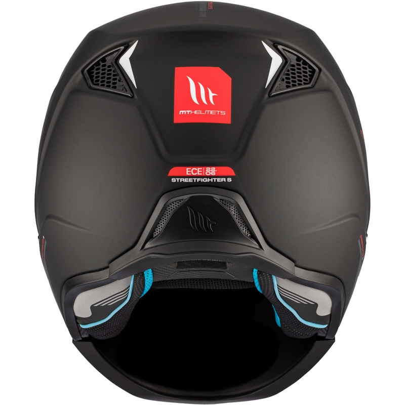 Casque jet avec masque MT Streetfighter SV S Solid A1 noir mat