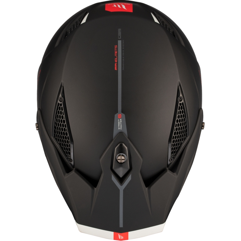 Casque jet avec masque MT Streetfighter SV S Solid A1 noir mat