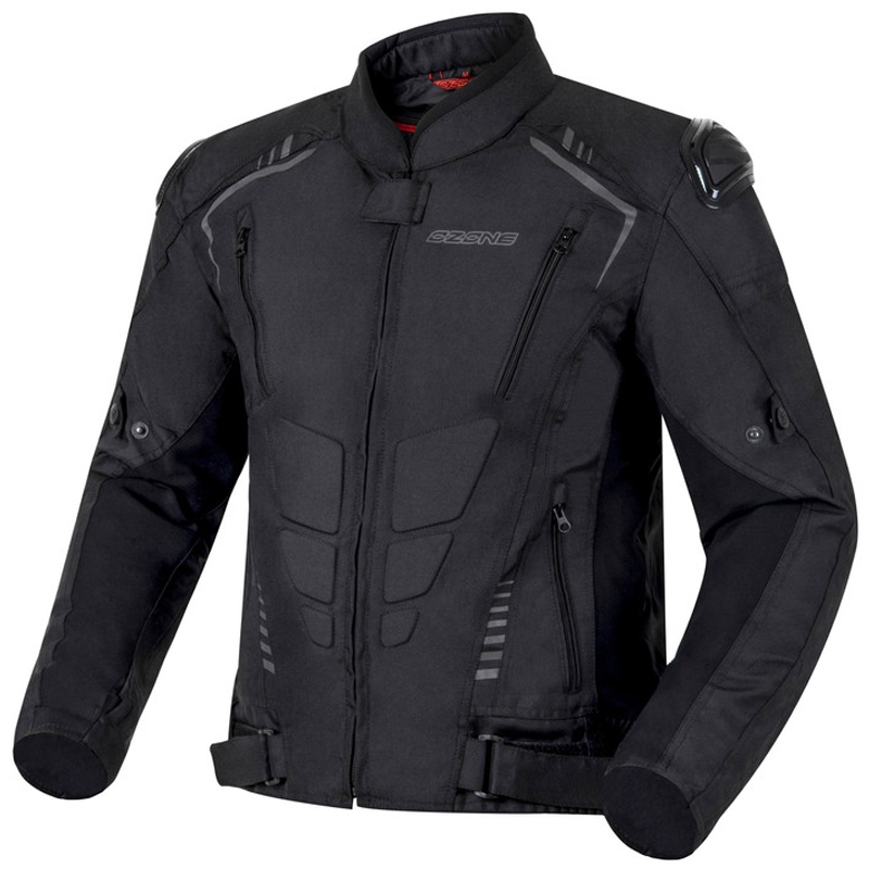 Veste moto Ozone Pulse noir-gris