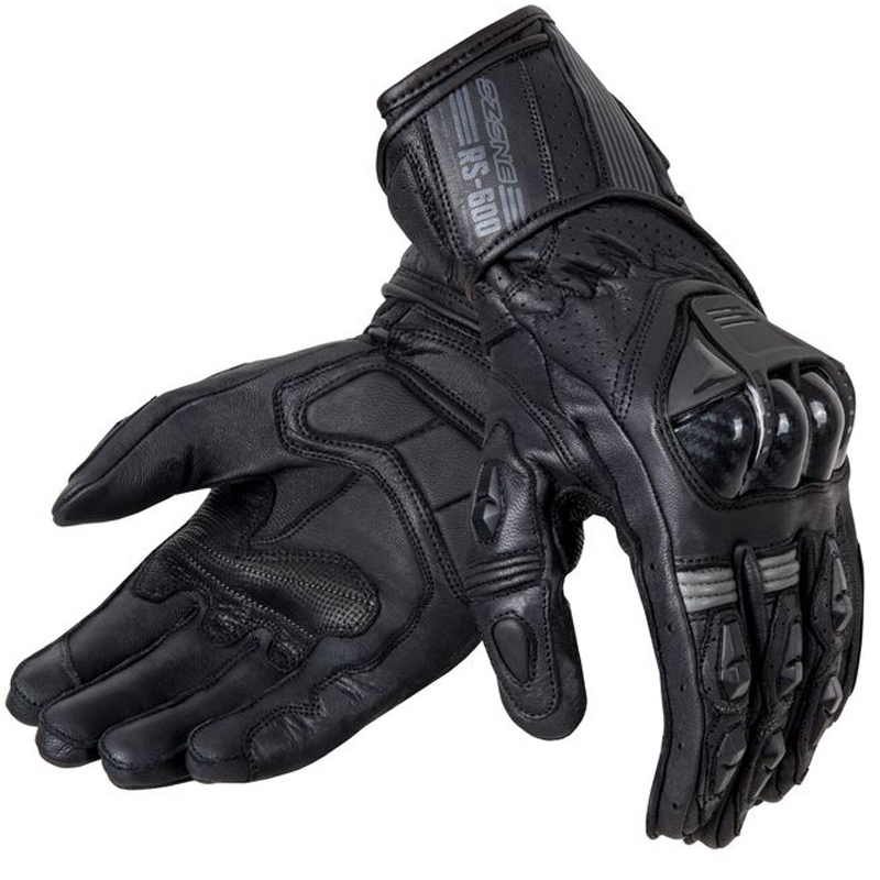 Gants de moto Ozone RS-600 noirs