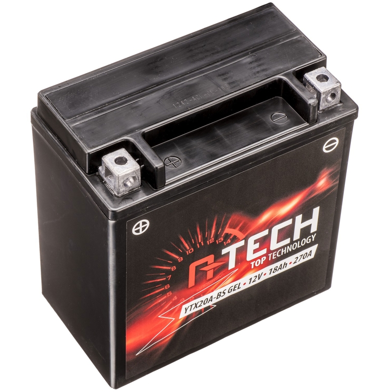 Batterie gel A-TECH 12V, YTX20A-BS GEL, 18Ah, 270A, sans entretien