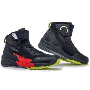 Bottes moto Eleveit STRATOS E-Dry noir-rouge