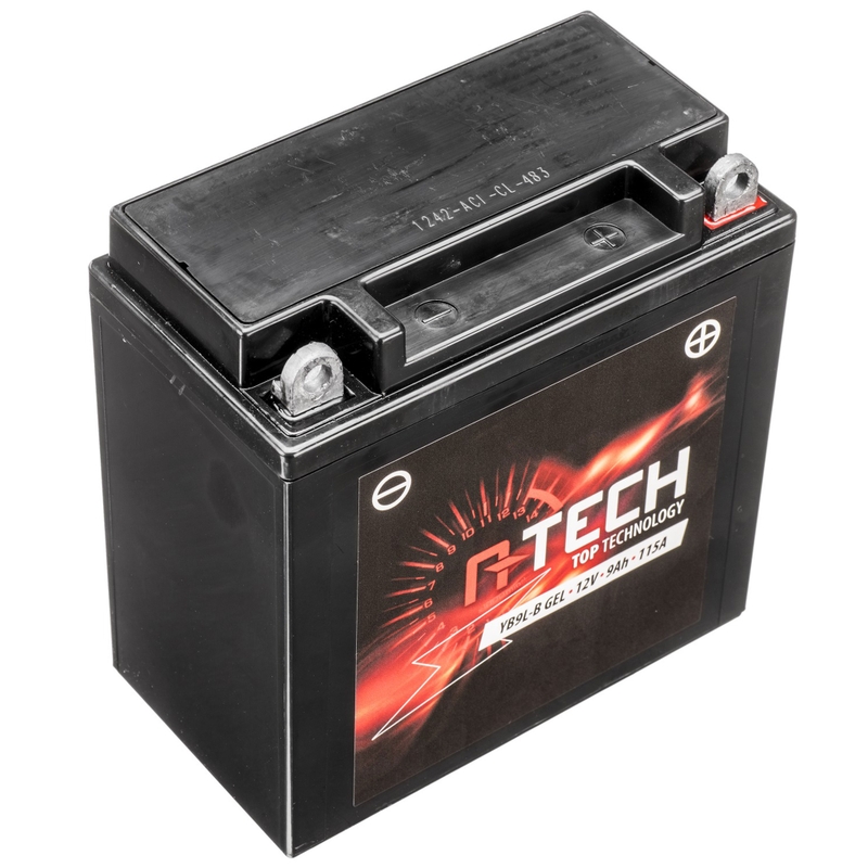 Batterie gel A-TECH 12V, YB9L-B, 9Ah, 115A, sans entretien