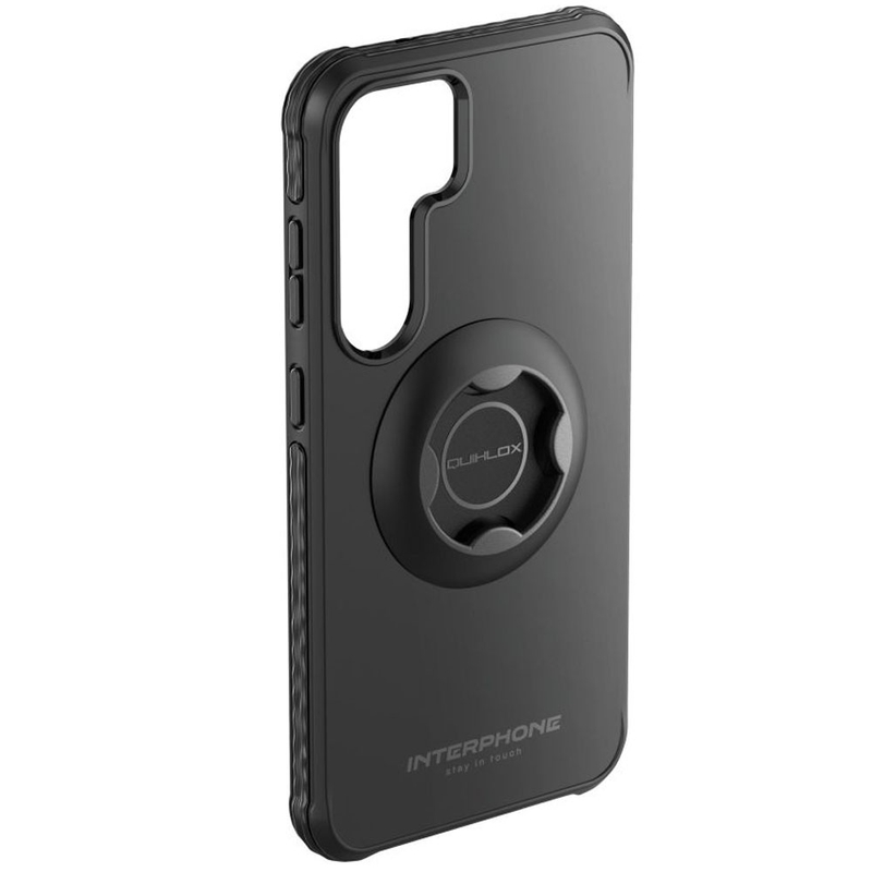 Coque de protection Interphone QUIKLOX Tetraforce pour Samsung Galaxy S25 noir