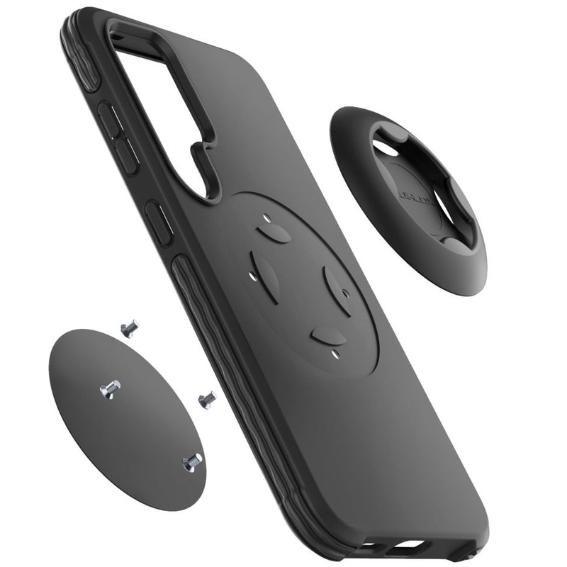 Coque de protection Interphone QUIKLOX Tetraforce pour Samsung Galaxy S25 Ultra noir