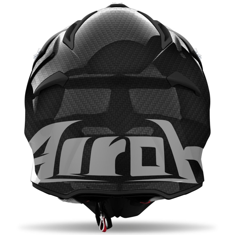 Casque de motocross Airoh Aviator ACE 2 Carbon noir brillant