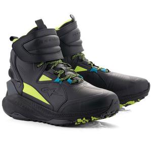 Bottes de moto Alpinestars Speedstreet noir-citron vert-bleu