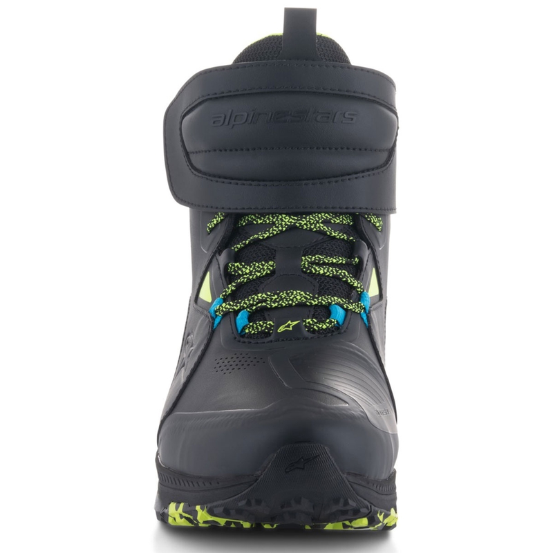 Bottes de moto Alpinestars Speedstreet noir-citron vert-bleu