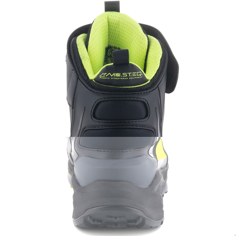 Bottes de moto Alpinestars Speedstreet noir-citron vert-bleu
