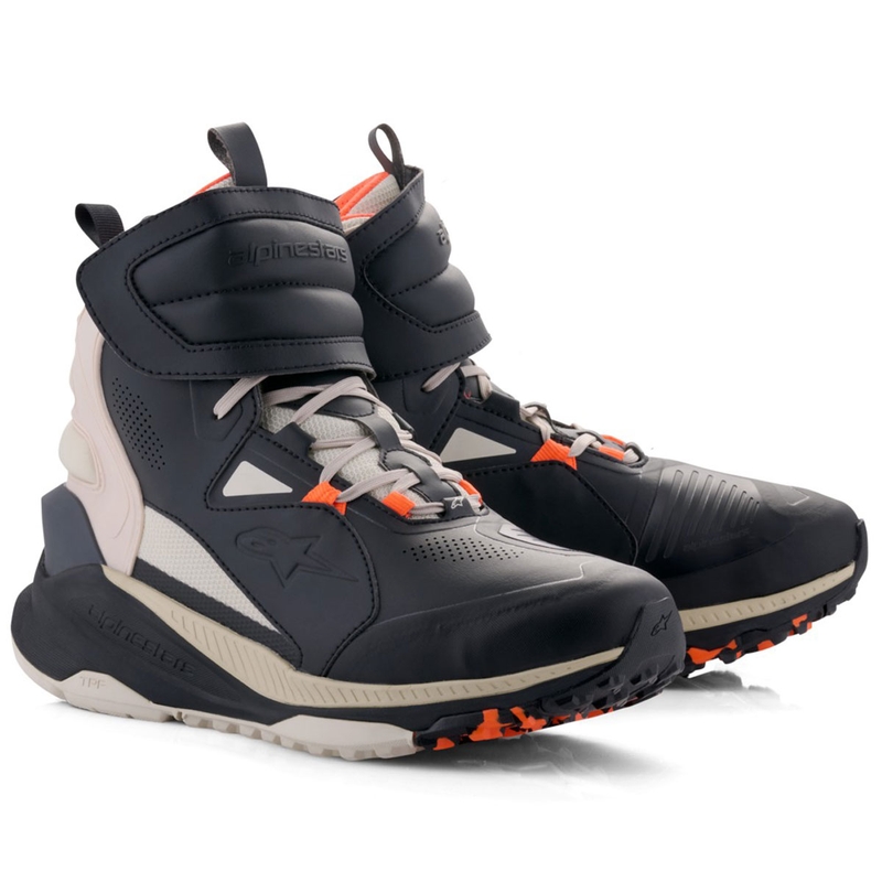 Bottes de moto Alpinestars Speedstreet noir-amande-orange