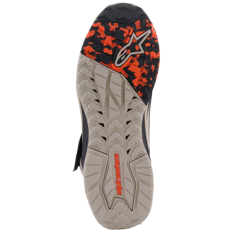 Bottes de moto Alpinestars Speedstreet noir-amande-orange