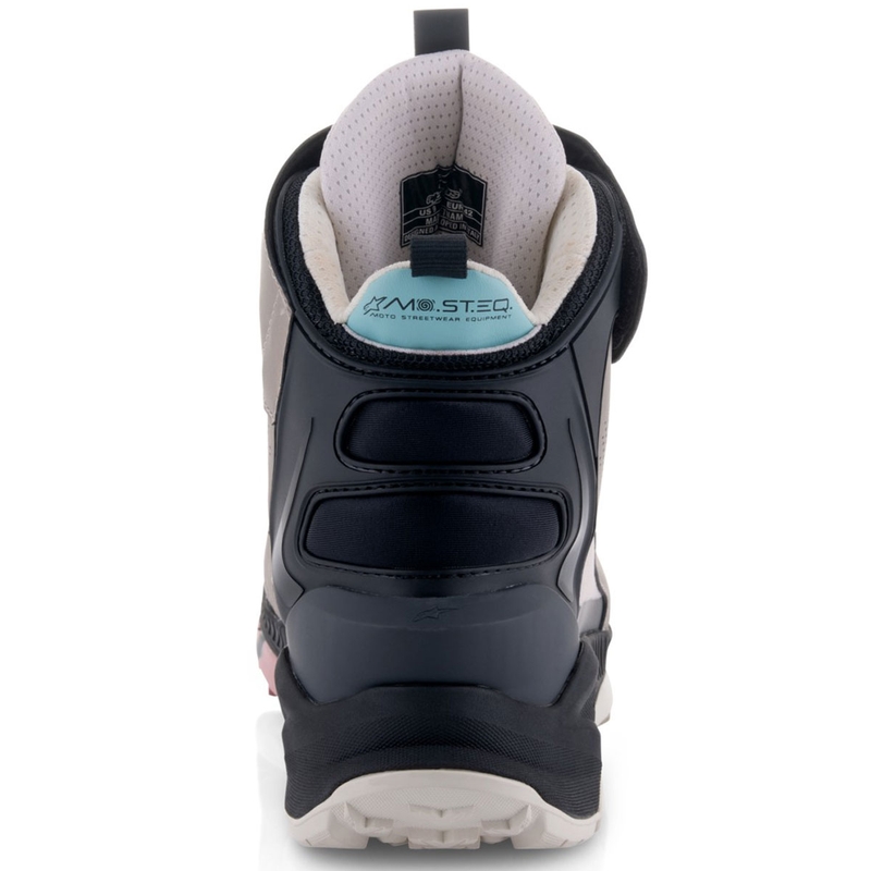 Bottes moto Alpinestars Speedstreet beige-corail-noir-bleu
