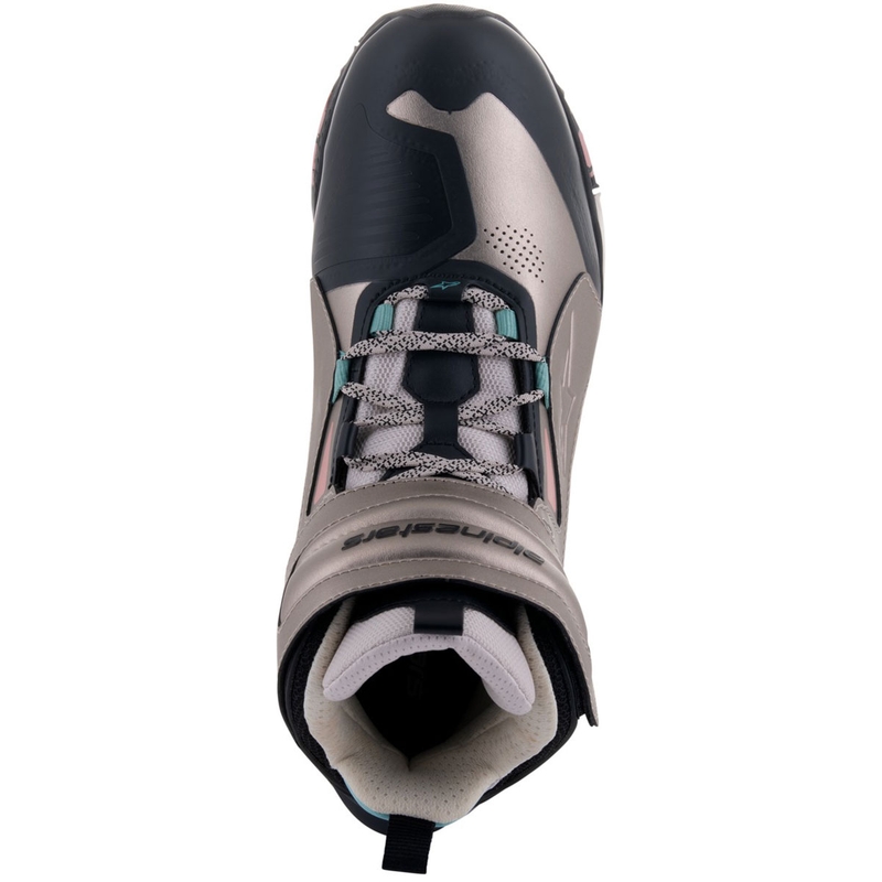 Bottes moto Alpinestars Speedstreet beige-corail-noir-bleu