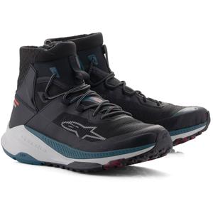 Bottes de moto Alpinestars Speedforce XR noir-bleu-vert-gris