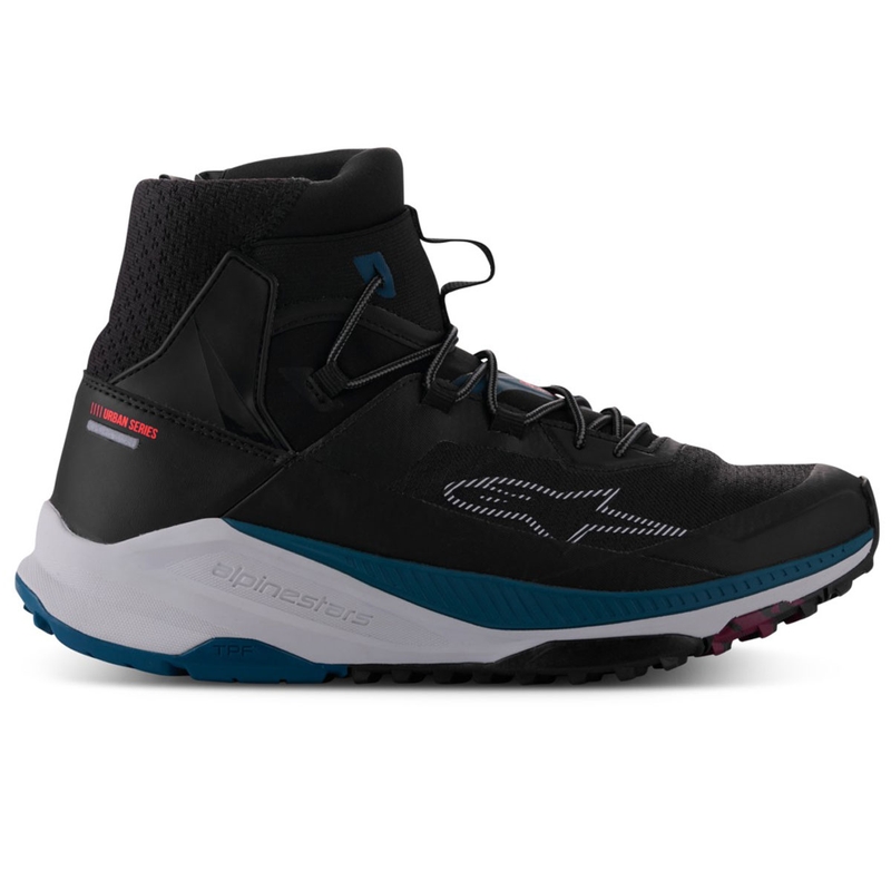 Bottes de moto Alpinestars Speedforce XR noir-bleu-vert-gris