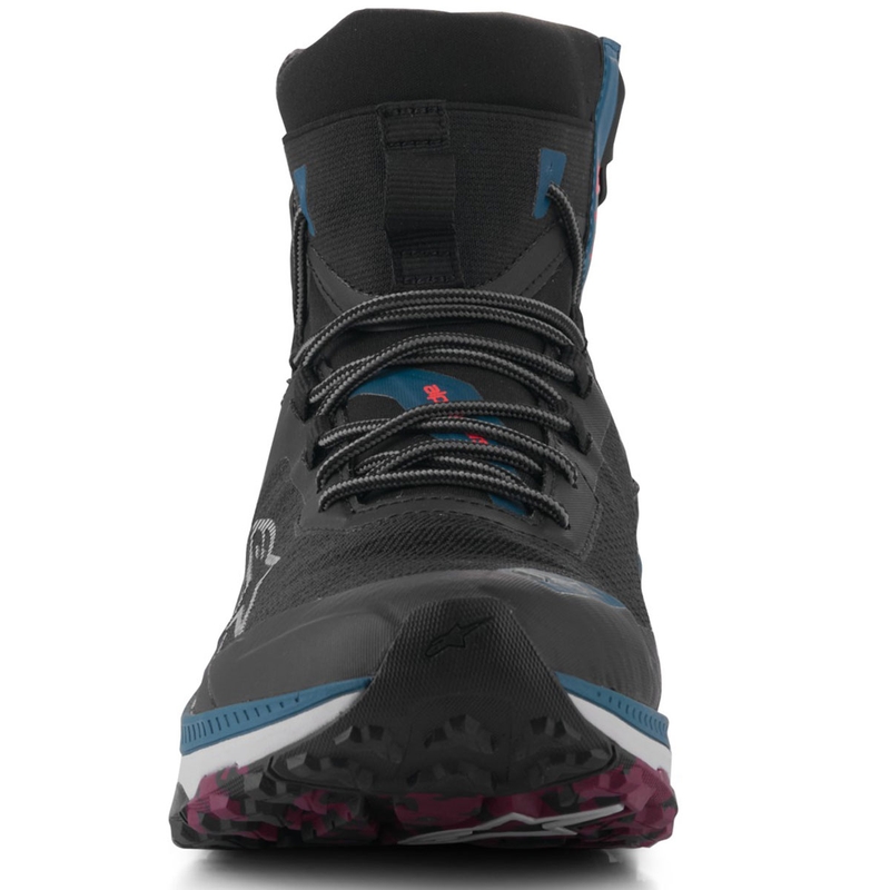 Bottes de moto Alpinestars Speedforce XR noir-bleu-vert-gris