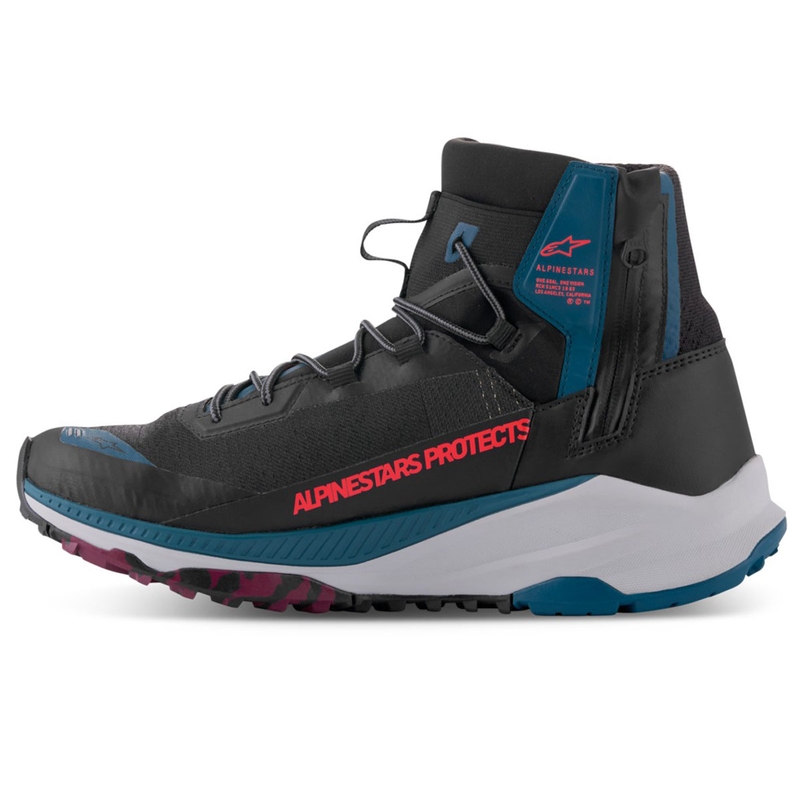Bottes de moto Alpinestars Speedforce XR noir-bleu-vert-gris