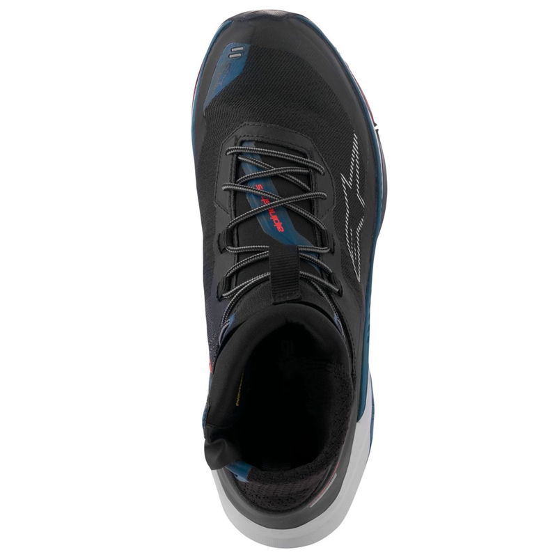 Bottes de moto Alpinestars Speedforce XR noir-bleu-vert-gris