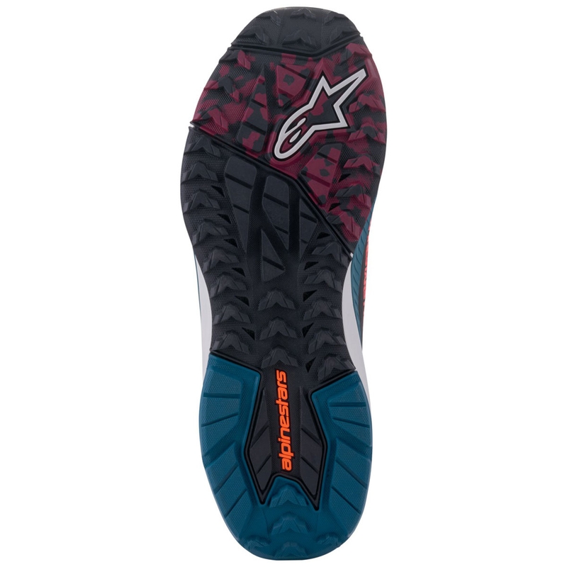 Bottes de moto Alpinestars Speedforce XR noir-bleu-vert-gris