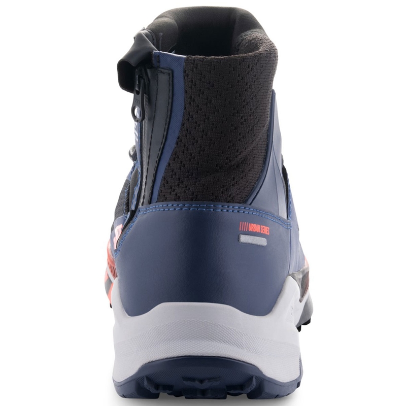 Bottes moto Alpinestars Speedforce XR bleu-noir-rouge fluo-gris