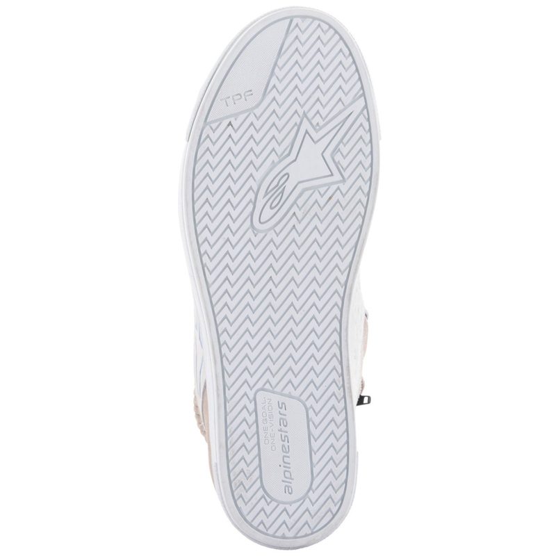 Bottes de moto pour femme Alpinestars Stella Stated Podium, blanc-gris clair