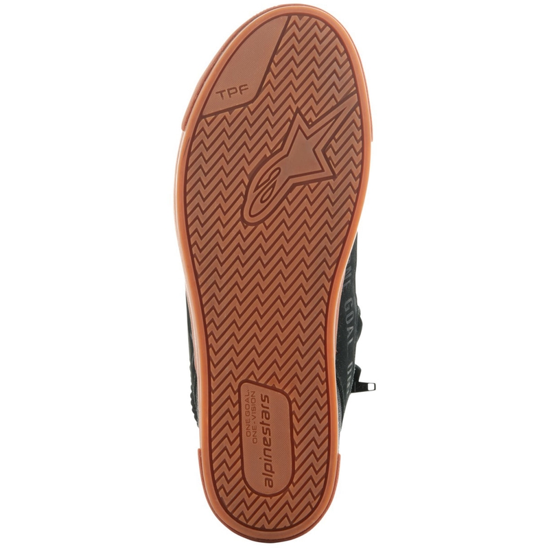 Bottes de moto Alpinestars Stated noires en caoutchouc