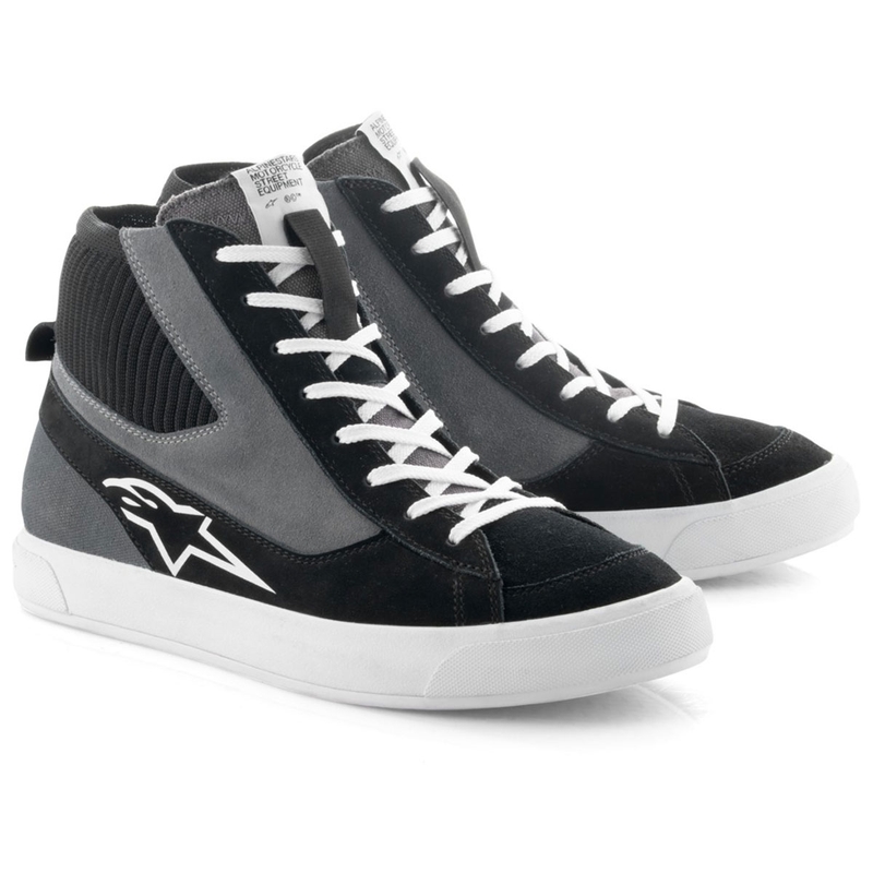 Bottes de moto Alpinestars Stated noir-gris-blanc