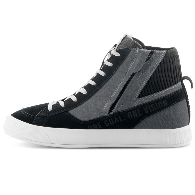 Bottes de moto Alpinestars Stated noir-gris-blanc