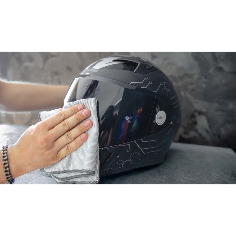 Visor &amp; Helmet Cleaner S100 avec chiffon microfibre - Visor &amp; Helmet Cleaner 100 ml