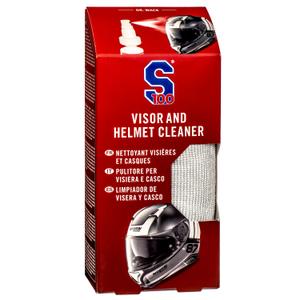 Visor &amp; Helmet Cleaner S100 avec chiffon microfibre - Visor &amp; Helmet Cleaner 100 ml