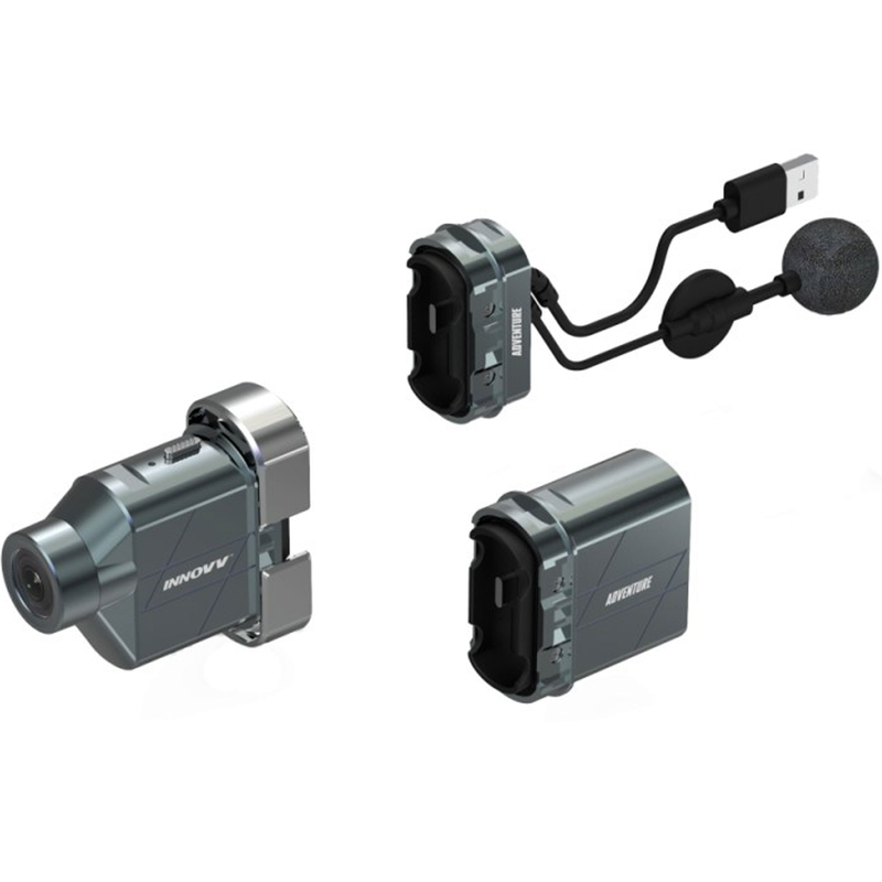 Caméra pour casque moto INNOVV H5 gris argenté