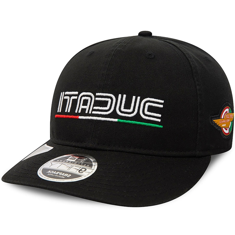 Casquette Ducati Meccanica avec logo vintage, noire soldes