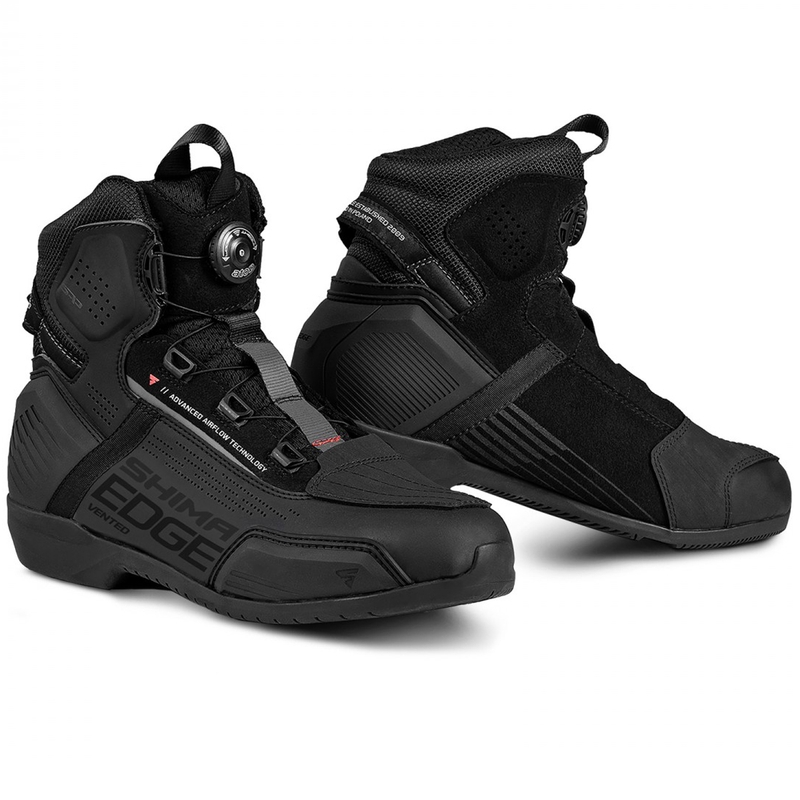 Bottes de moto Shima Edge Vent noires