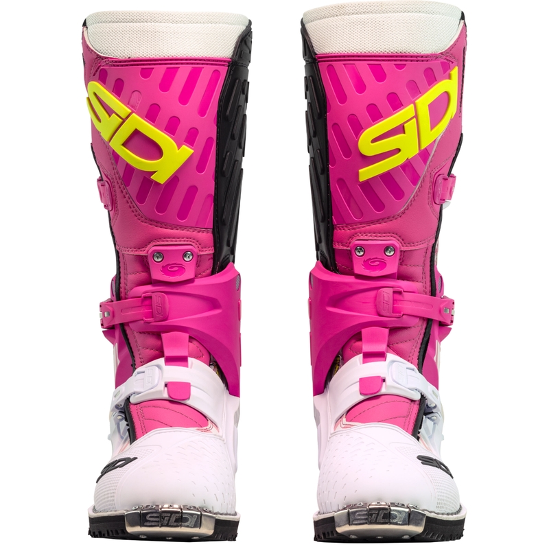 Bottes de moto SiDi Crossair HD End BB001 rose-blanc