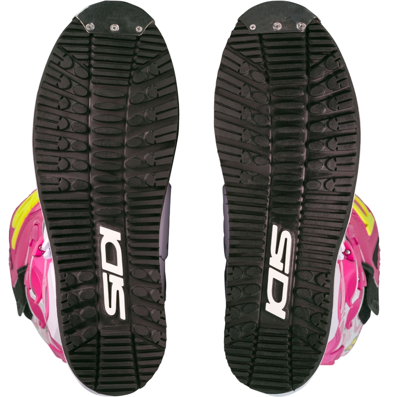 Bottes de moto SiDi Crossair HD End BB001 rose-blanc