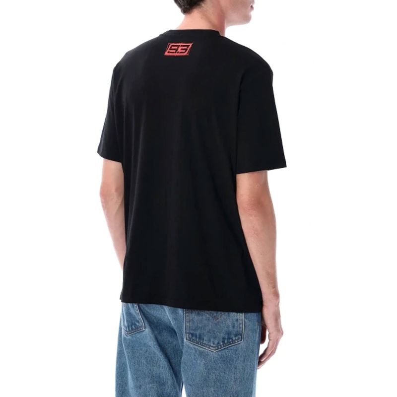 T-shirt Ducati Marc Marquez - casque MotoGP noir-rouge