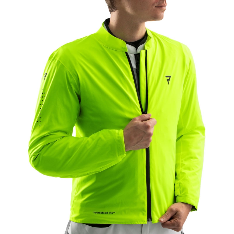 Veste moto Rebelhorn Borg II noir-gris-jaune fluo