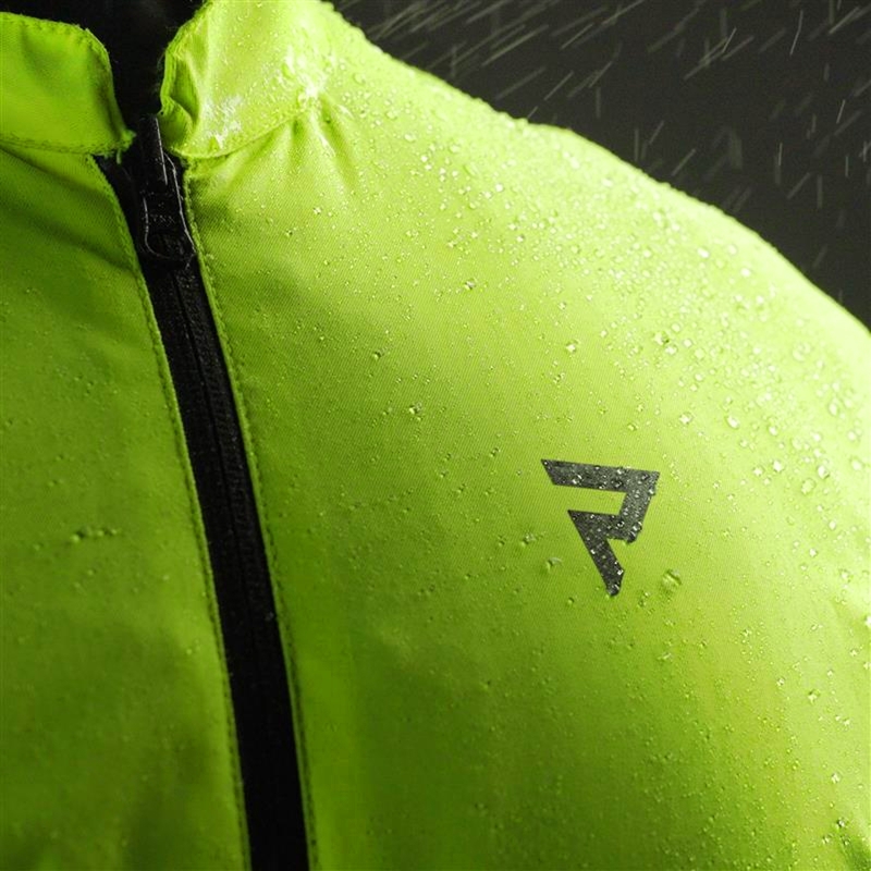 Veste moto Rebelhorn Borg II noir-gris-jaune fluo