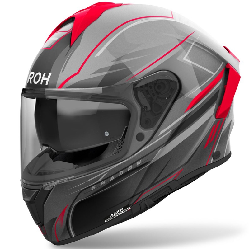 Casque moto intégral Airoh SPARK 2 Shadow rouge brillant