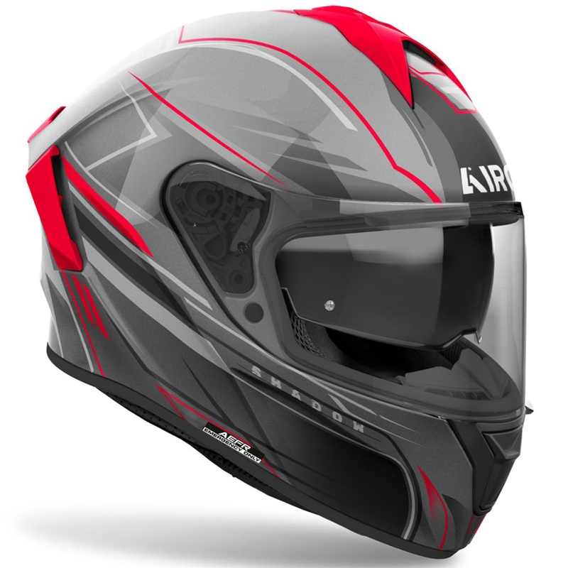 Casque moto intégral Airoh SPARK 2 Shadow rouge brillant