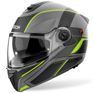 Casque modulable Airoh Specktre Leaf jaune mat