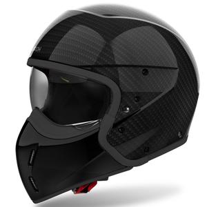 Casque moto modulable Airoh J110 Carbon noir brillant