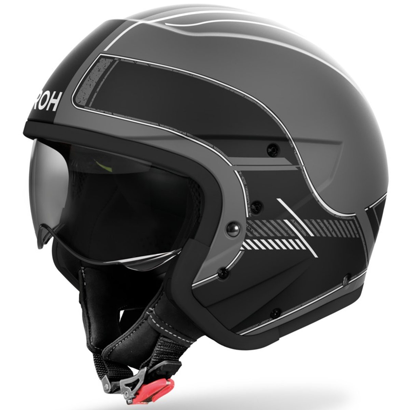 Casque moto modulable Airoh J110 Raster noir mat
