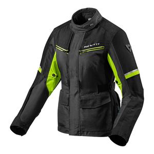 Veste de moto Revit Outback 3 Black-Fluo Yellow pour femme soldes